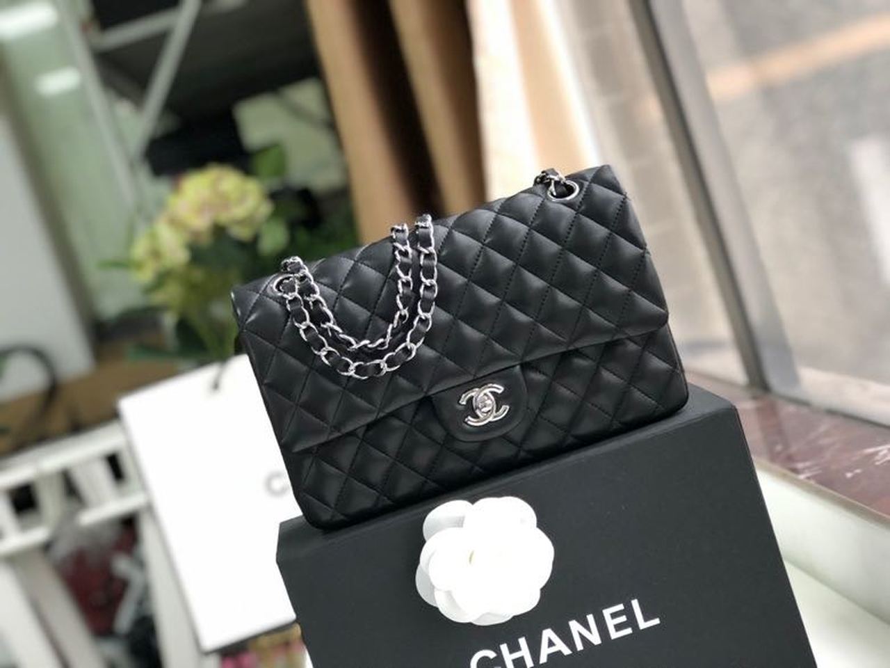 Chanel Classic Handbag For Women Black Travel Bag