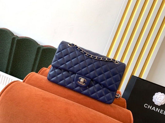 Chanel Classic Handbag Navy For Women Bags Shoulder Blue Crossbody Bag