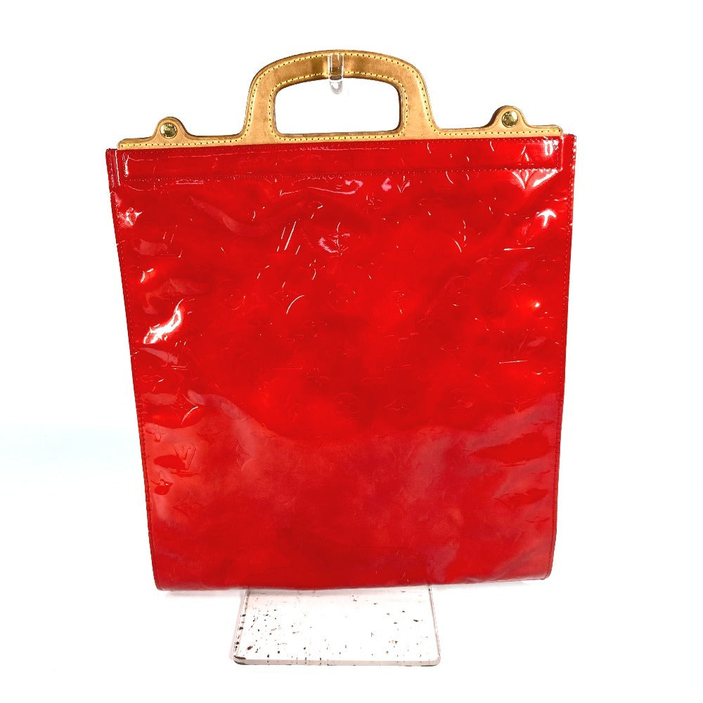 Louis Vuitton M91078 Vernis Stanton Monogram Red Handbag
