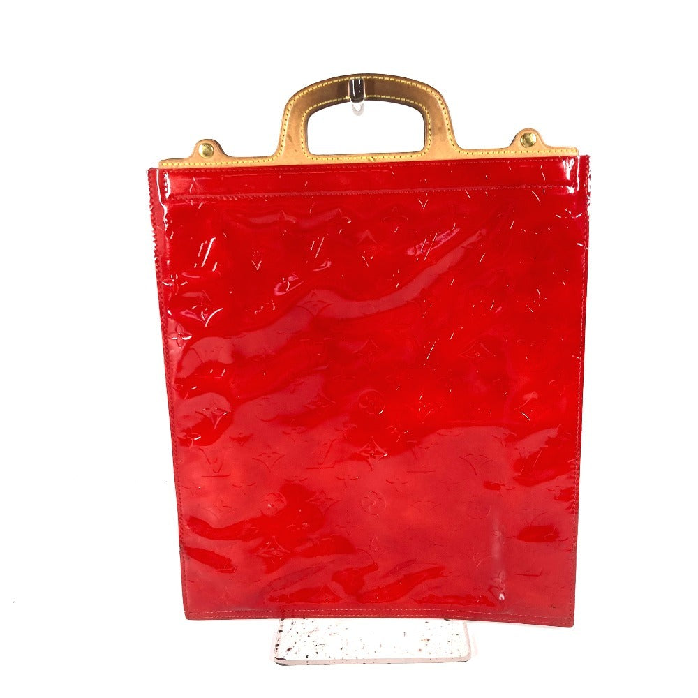 Louis Vuitton M91078 Vernis Stanton Monogram Red Handbag 2