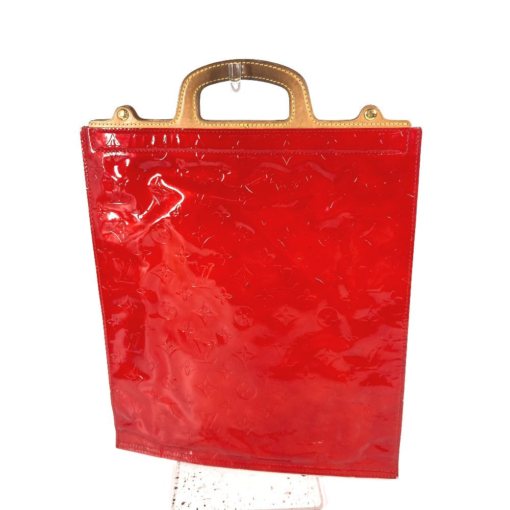 Louis Vuitton M91078 Vernis Stanton Monogram Red Handbag 2