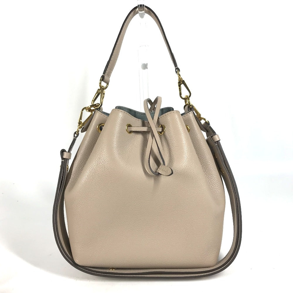 Louis Vuitton M57688 Rock Me BucketNV Leather Beige Shoulder Bag