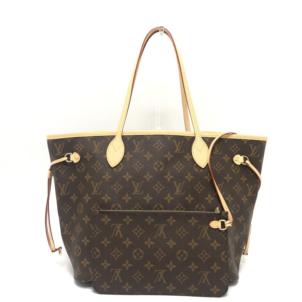 Louis Vuitton M46975 Neverfull MM Monogram Canvas Brown Tote Bag