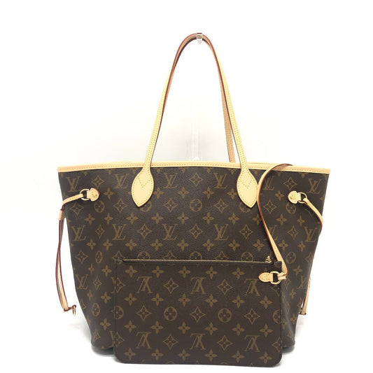 Louis Vuitton M46975 Neverfull MM Monogram Canvas Brown Tote Bag