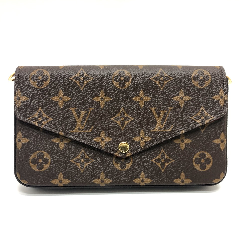 Louis Vuitton M81896 Pochette Felice Monogram Canvas Brown Shoulder Bag