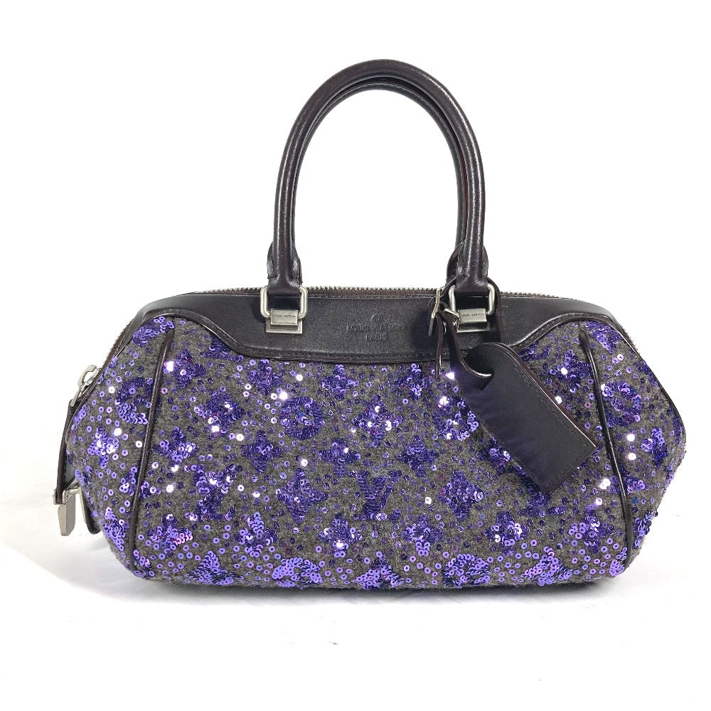 Louis Vuitton M40793 purple Sunshine Express Leather Handbag