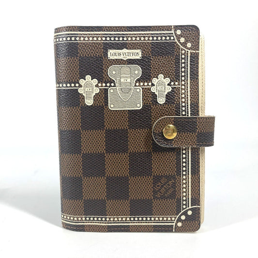 Louis Vuitton Notebook cover R20968 Damier Canvas Brown Handbag
