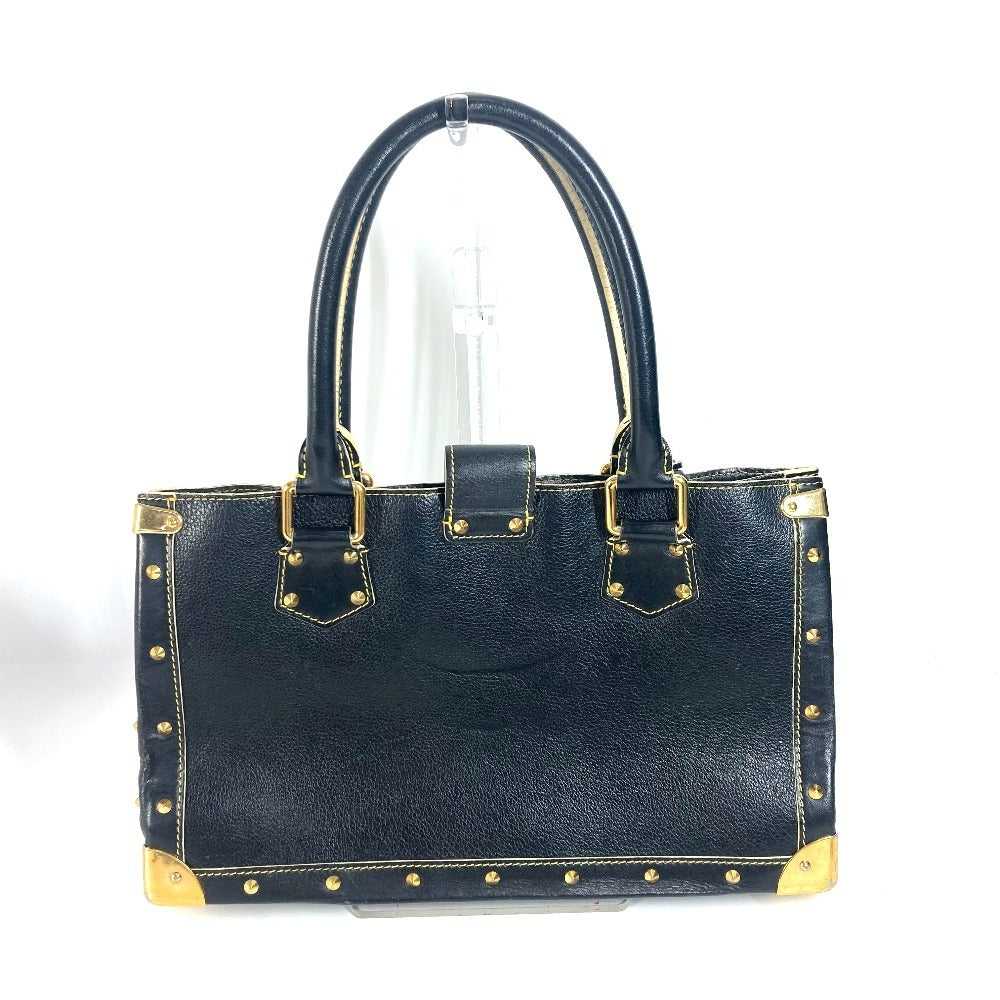 Louis Vuitton M91812 Suhari Faburo Studs Leather Black Tote Bag