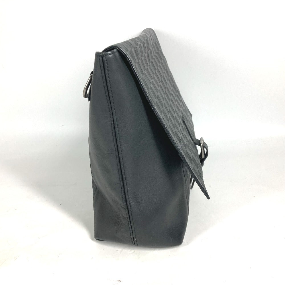 Louis Vuitton N41479 Damier Anfini Damier Anfini Leather Black Handbag