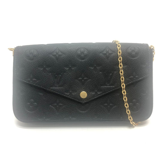 Louis Vuitton M82477 Ann Platt Pochette Felice Monogram Leather Black Shoulder Bag