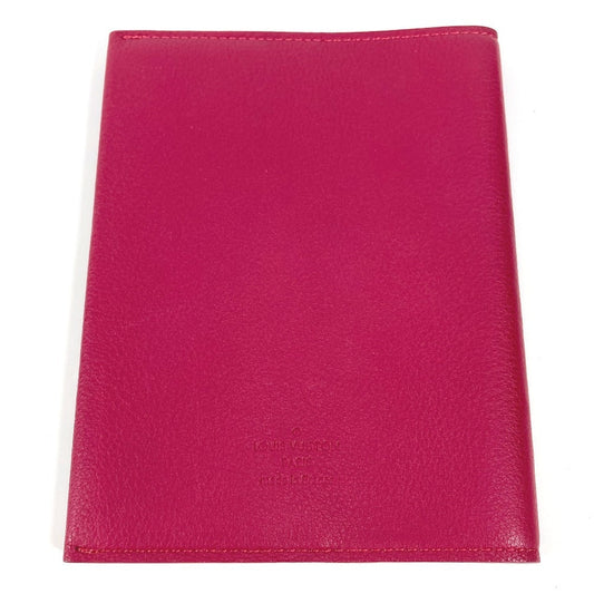 Louis Vuitton Note cover purple book cover Leather Logo Handbag 30