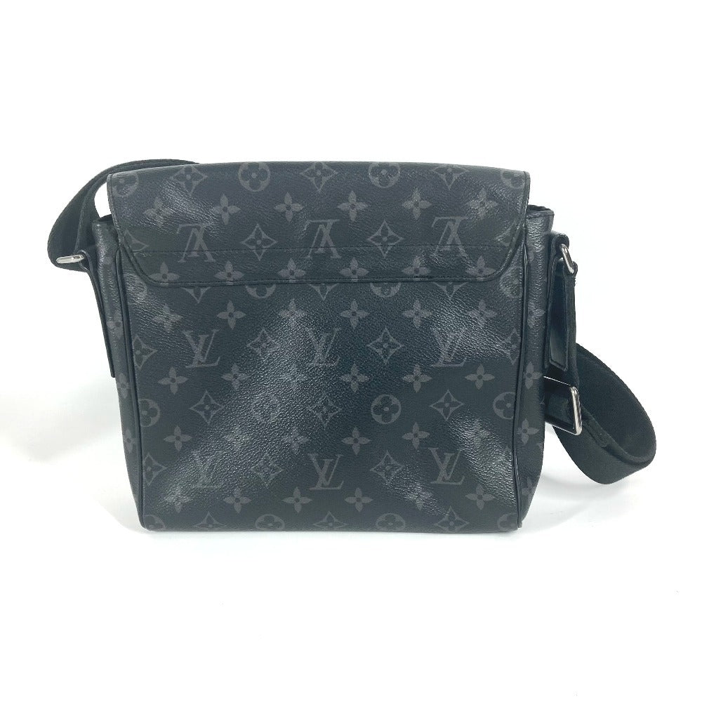 Louis Vuitton M45272 Eclipse District PM Monogram Canvas Black Shoulder Bag