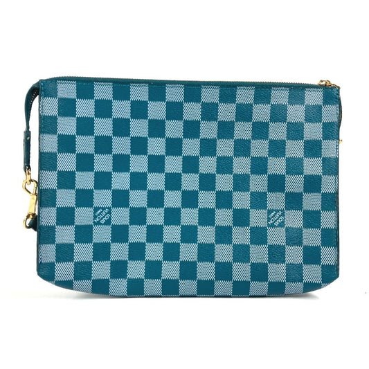 Louis Vuitton N41310 PVC Damier color module Leather Green Shoulder Bag