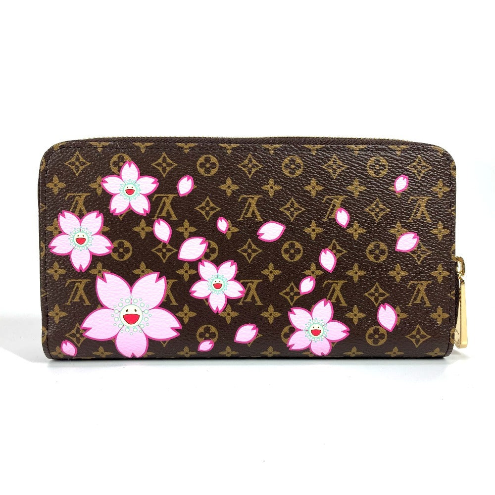 Louis Vuitton Long Purse M13433 Takashi Murakami Monogram Canvas Brown Wallet Case 5