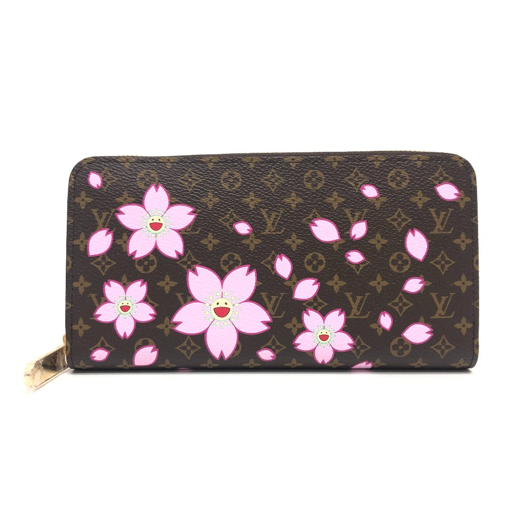 Louis Vuitton Long Purse M13433 Takashi Murakami Monogram Canvas Brown Wallet Case 1