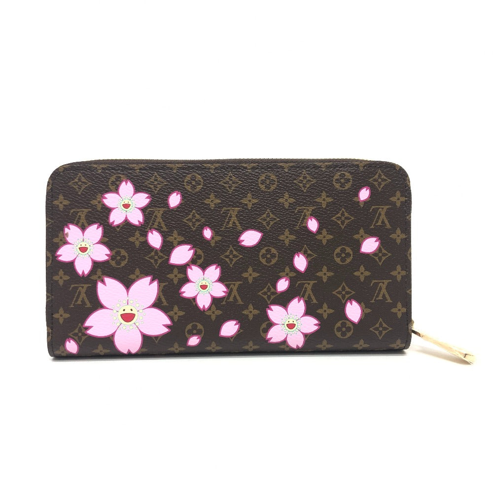 Louis Vuitton Long Purse M13433 Takashi Murakami Monogram Canvas Brown Wallet Case 1