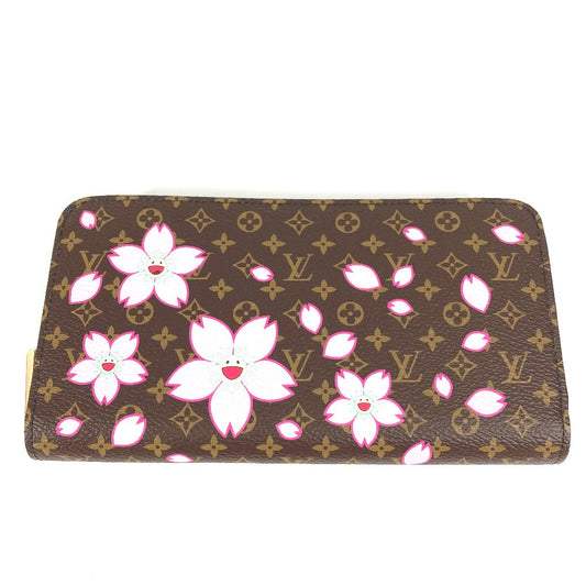 Louis Vuitton Long Purse M13433 Takashi Murakami Monogram Canvas Brown Wallet Case 7