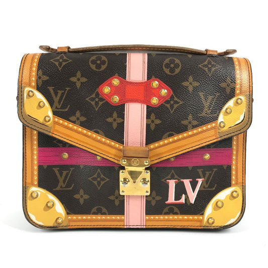 Louis Vuitton M43628 Summer Trunk Pochette Metis Monogram Canvas Brown Clutch Bag