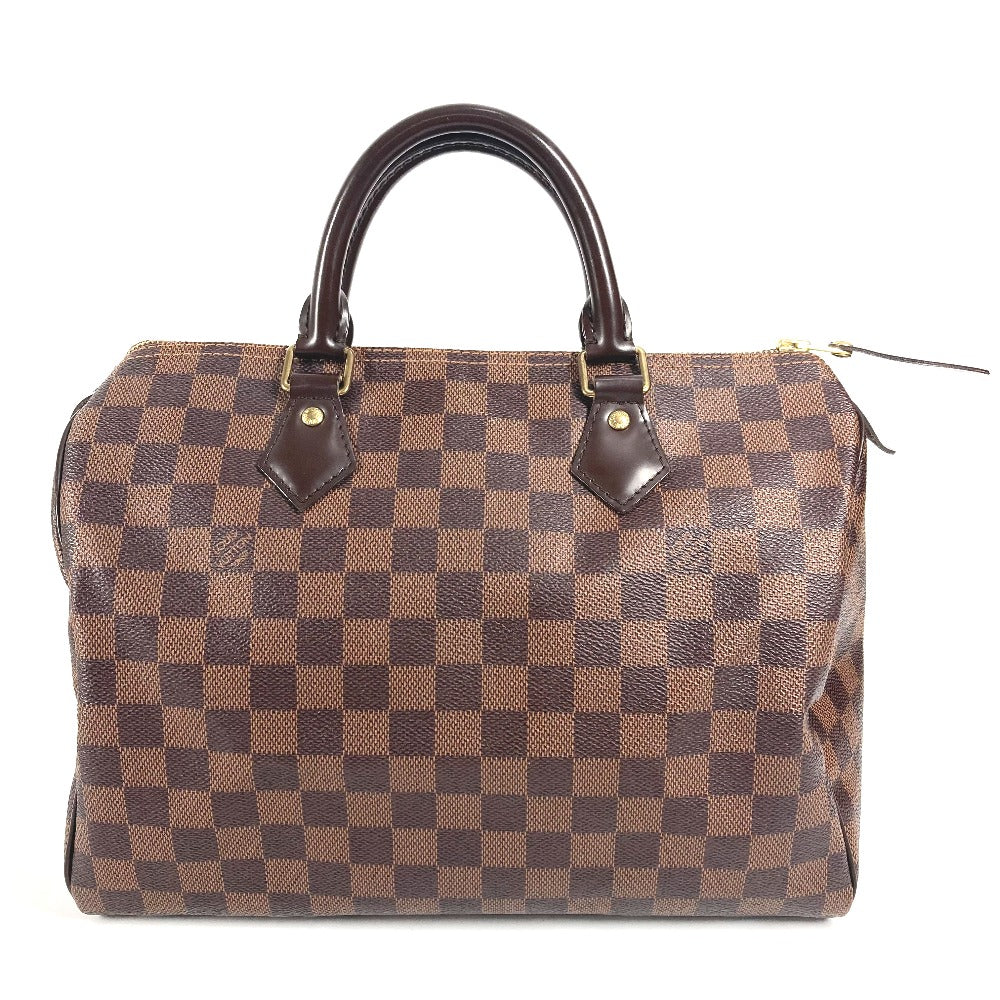 Louis Vuitton N41364 Damier Speedy 30 Canvas Brown Handbag