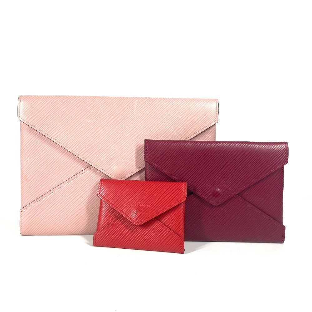 Louis Vuitton M62457 Epi Pochette Kirigami Leather Pink Clutch Bag