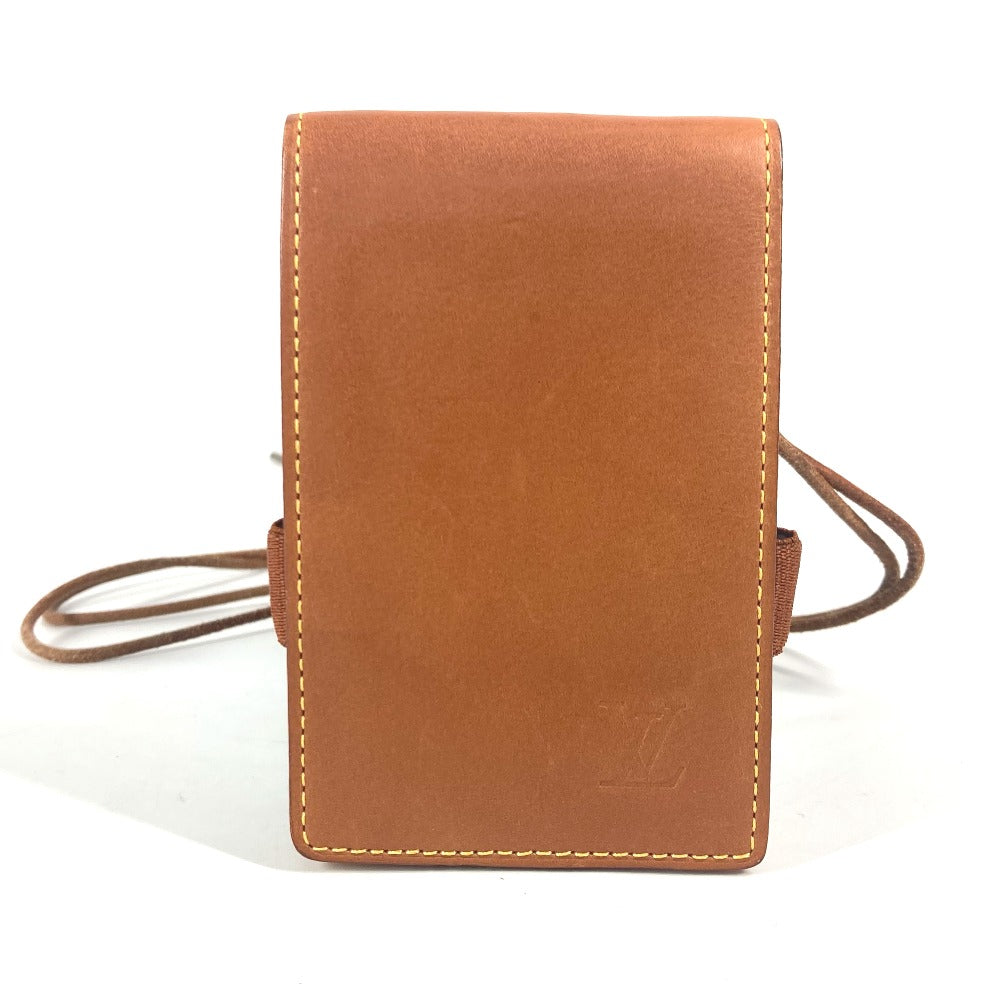 Louis Vuitton Nomad strap Leather Brown Wallet Case