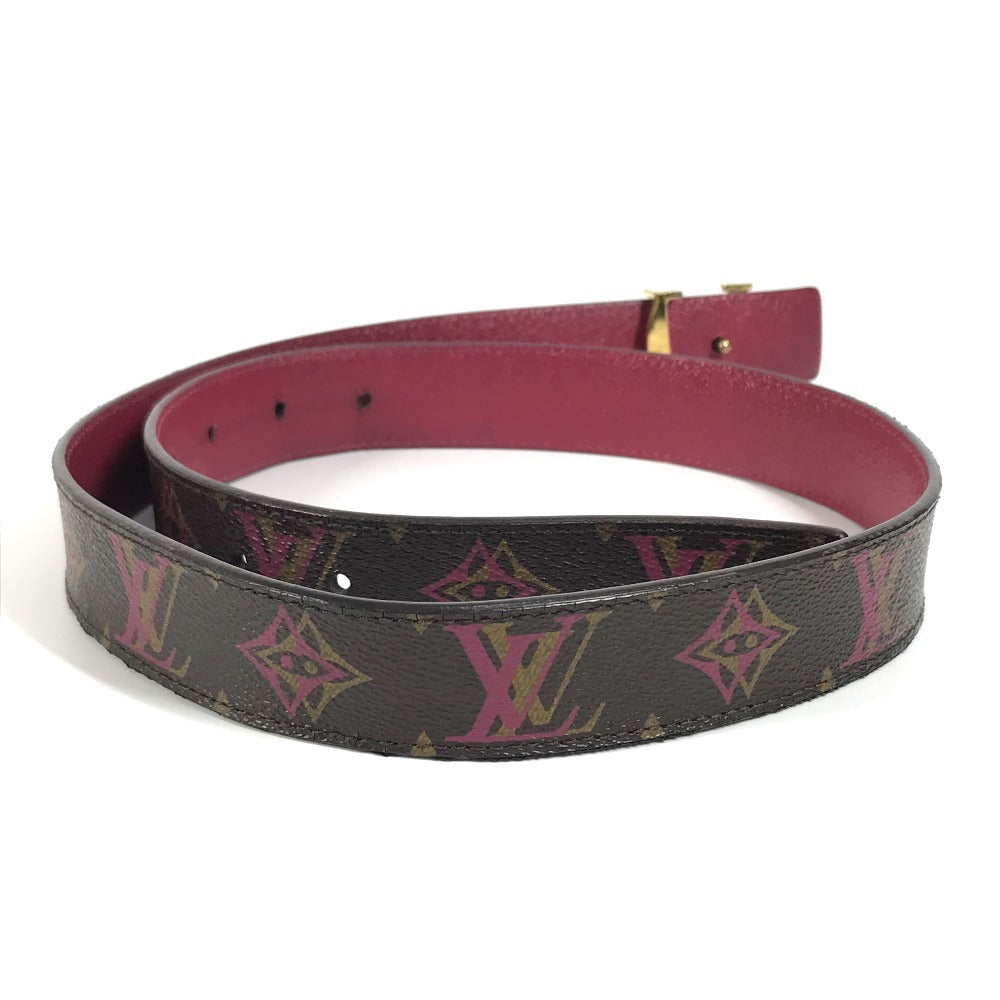 Louis Vuitton M9704V Saintur 85 Monogram Canvas Brown Belt