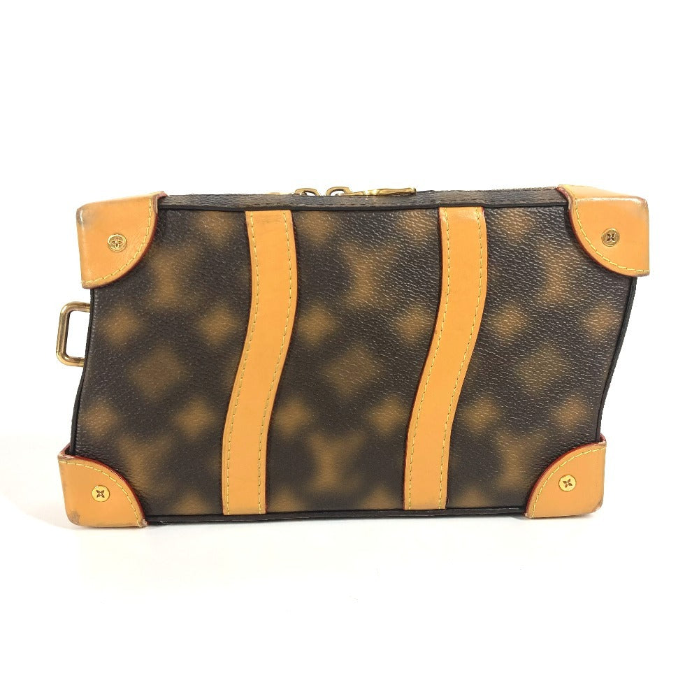 Louis Vuitton M81580 PVC This is Not Monogram Leather Brown Shoulder Bag