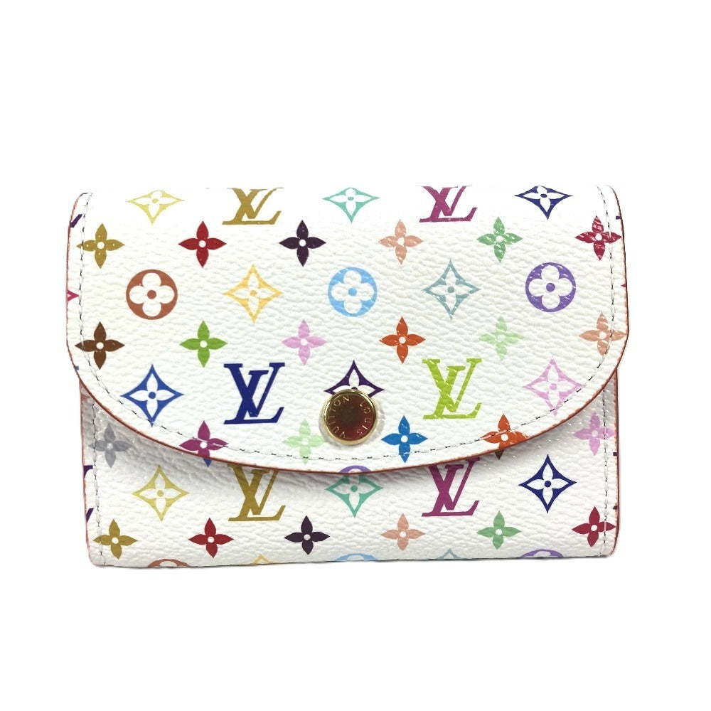 Louis Vuitton Folded M13399 × TM Porto Monogram Canvas White Multicolor Wallet Case