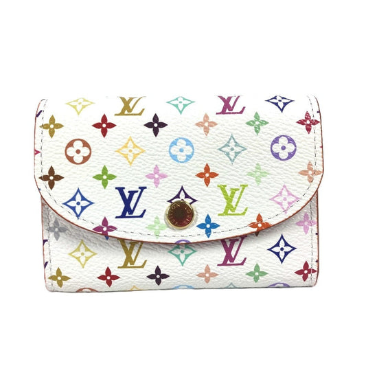 Louis Vuitton Folded M13399 × TM Porto Monogram Canvas White Multicolor Wallet Case