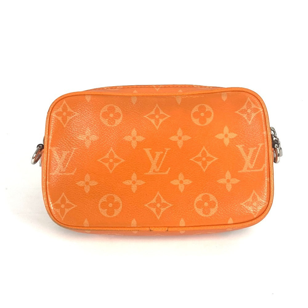 Louis Vuitton M31073 Taiga Taigalama Alpha Wearable Monogram Leather Canvas Orange Wallet Case