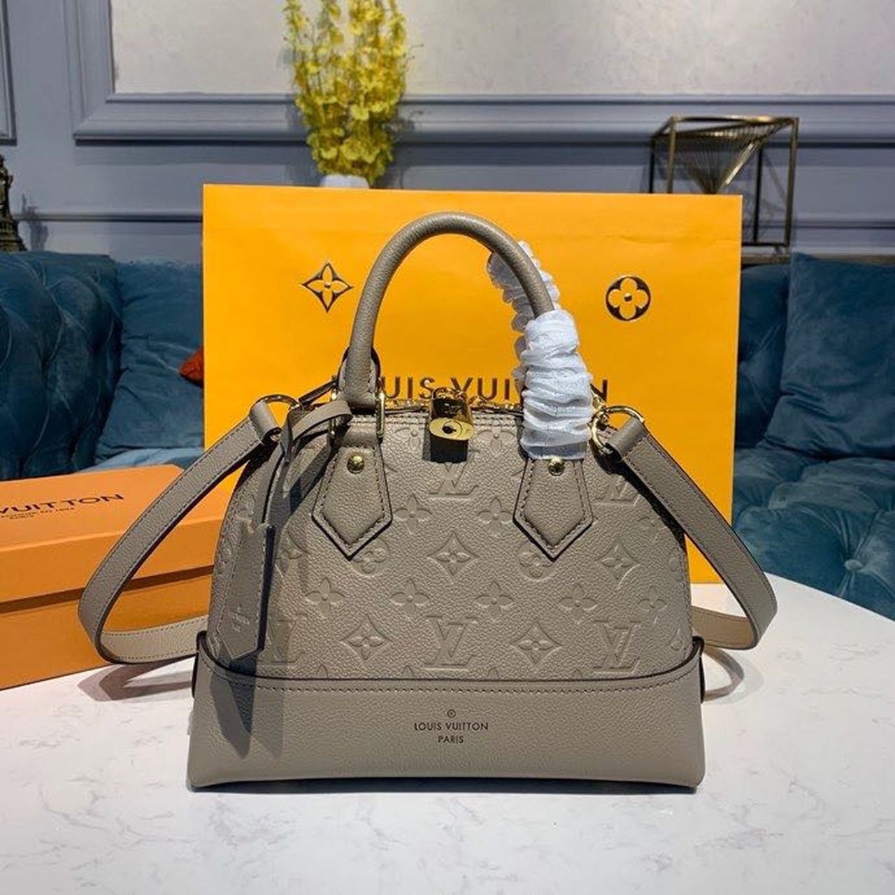 Top Quality Neo Alma Bb Empreinte Galet Monogram Crossbody Bag