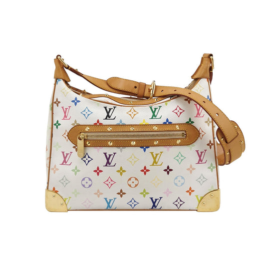Louis Vuitton x Takashi Murakami Boulogne Hobo Shoulder Bag