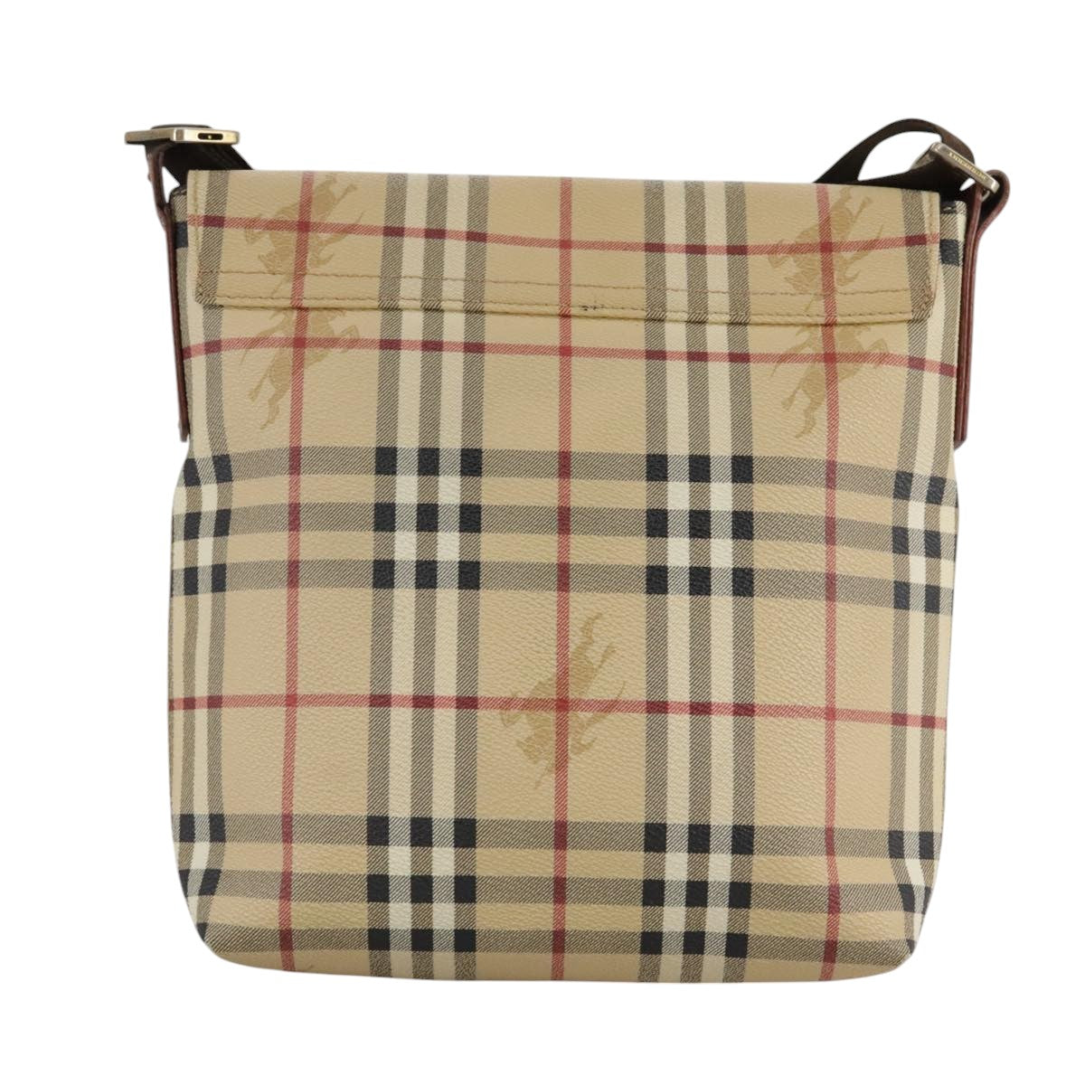 Burberry Nova Check Shoulder Bag Canvas Beige Shoulder Bag 57