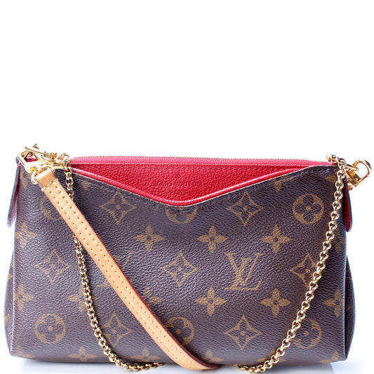 Louis Vuitton Pallas Monogram Clutch Bag