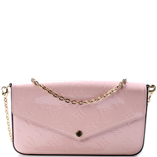 Louis Vuitton Pochette Felicie Vernis Clutch Bag