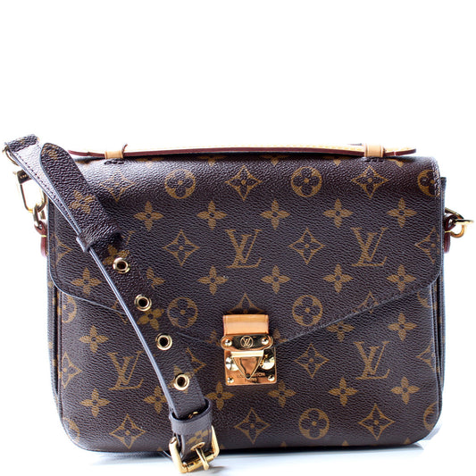 Louis Vuitton Pochette Metis Monogram Clutch Bag