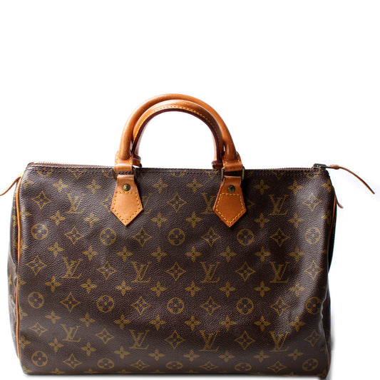 Louis Vuitton Speedy 35 Monogram Handbag Monogram F560Aa0F