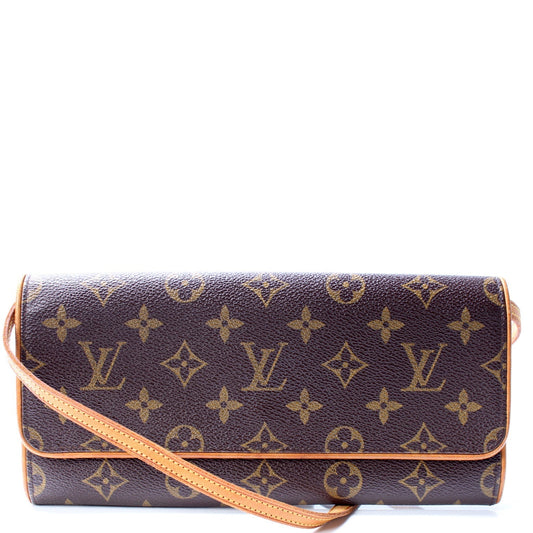 Louis Vuitton Pochette Twin GM Monogram Clutch Bag Monogram 3