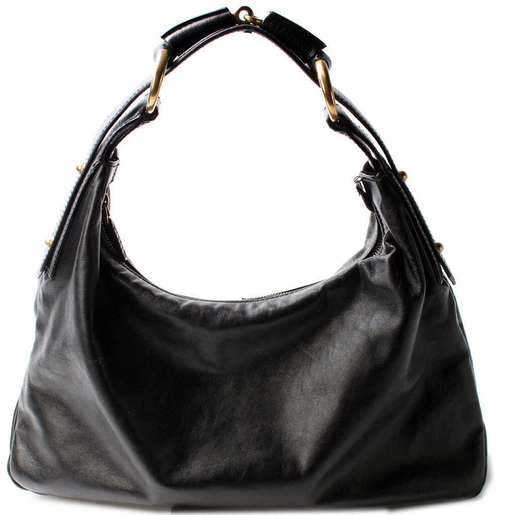 Gucci Horsebit Leather Shoulder Bag