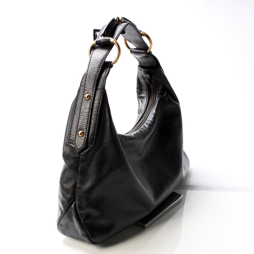 Gucci Horsebit Leather Shoulder Bag