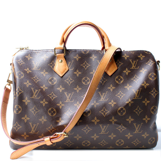 Louis Vuitton Speedy 35 W Monogram Handbag