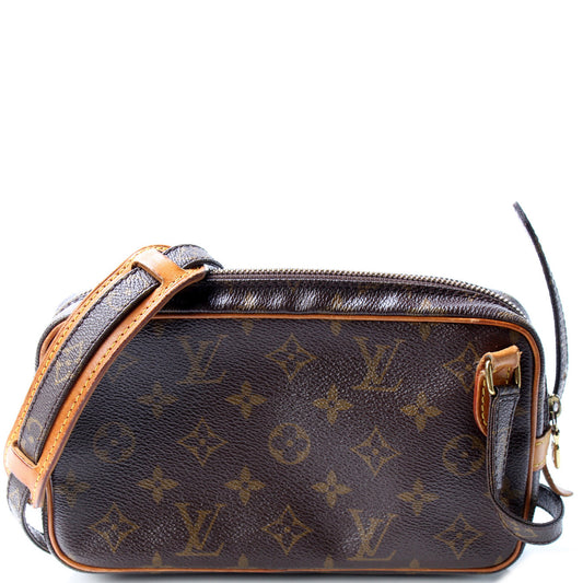 Louis Vuitton Pochette Marly Bandouliere Monogram Clutch Bag