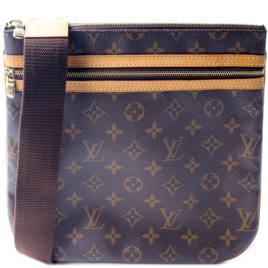 Louis Vuitton Pochette Bosphore Monogram Clutch Bag