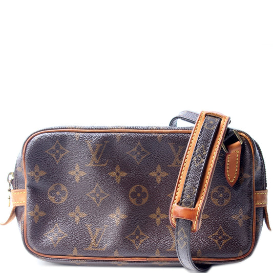 Louis Vuitton Pochette Marly Bandouliere Monogram Clutch Bag Monogram 6