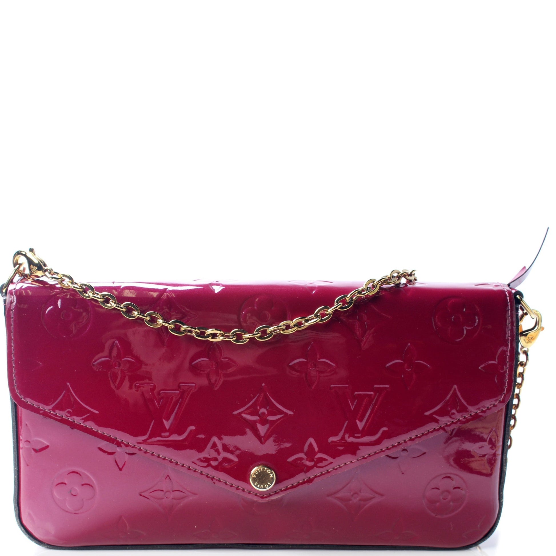 Louis Vuitton Pochette Felicie Vernis Clutch Bag Vernis 2