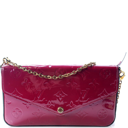 Louis Vuitton Pochette Felicie Vernis Clutch Bag Vernis 2