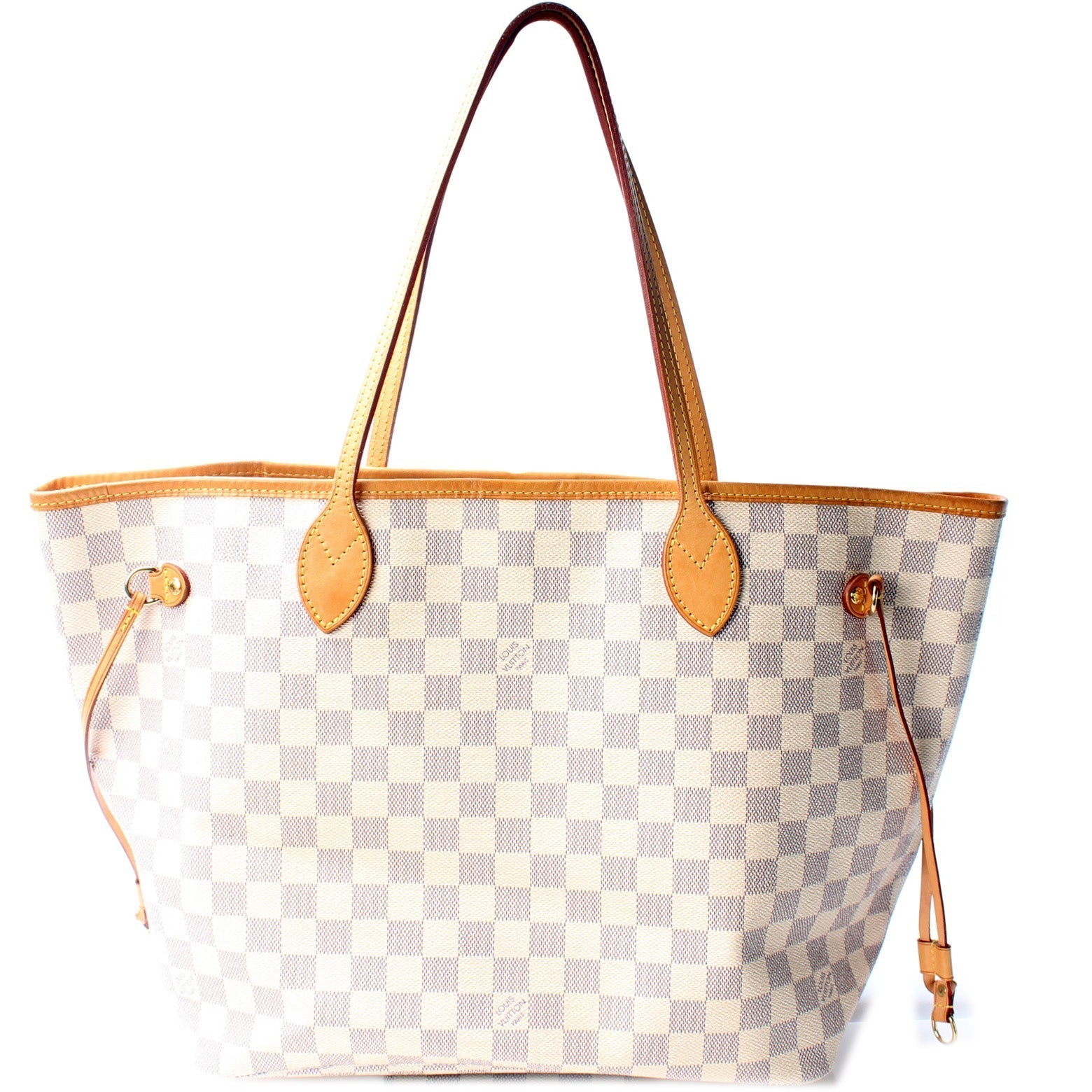 Louis Vuitton Neverfull MM Azur Damier Tote Bag Azur 14
