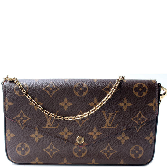 Louis Vuitton Pochette Felicie Monogram Clutch Bag Monogram 8