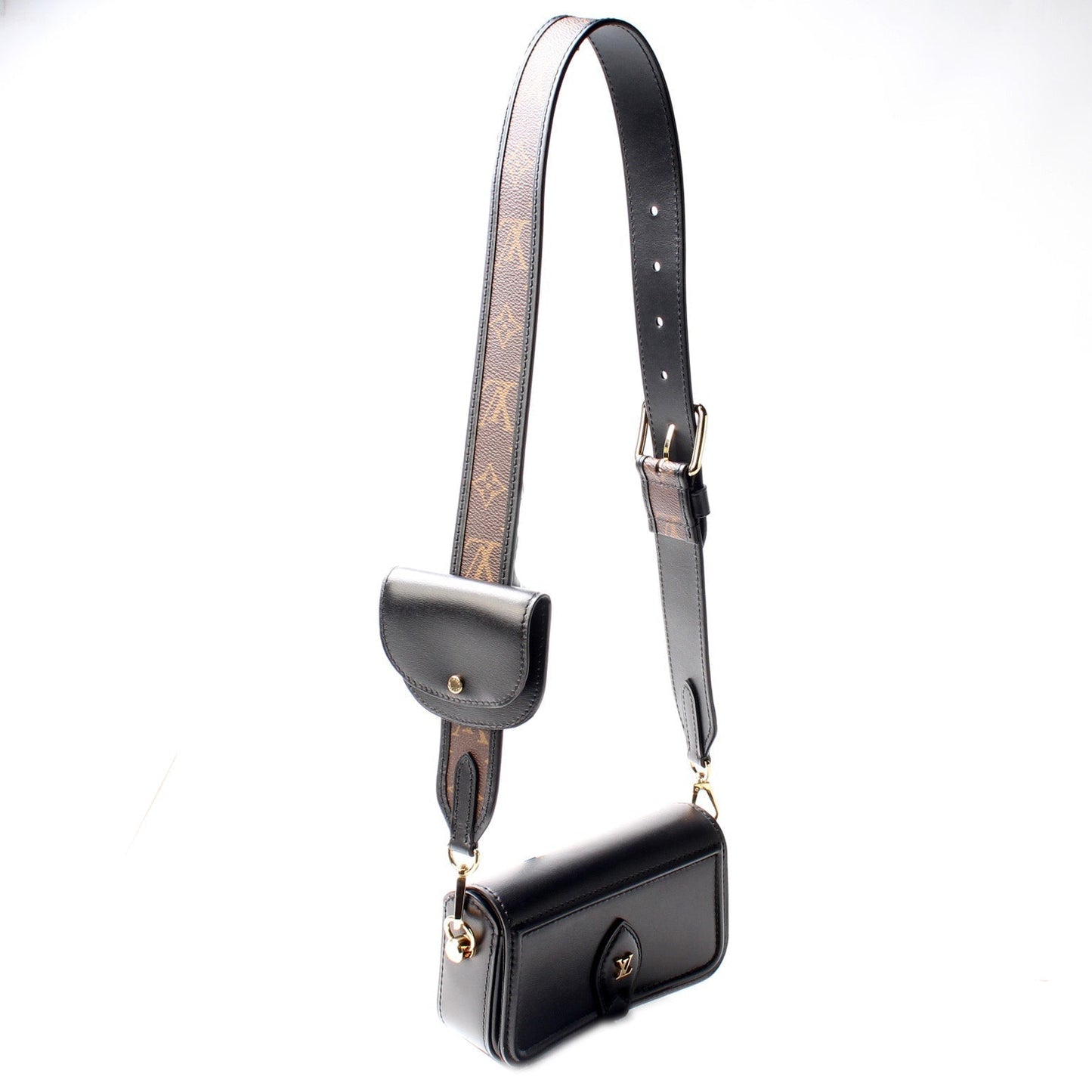 Louis Vuitton Officier Leather Handbag