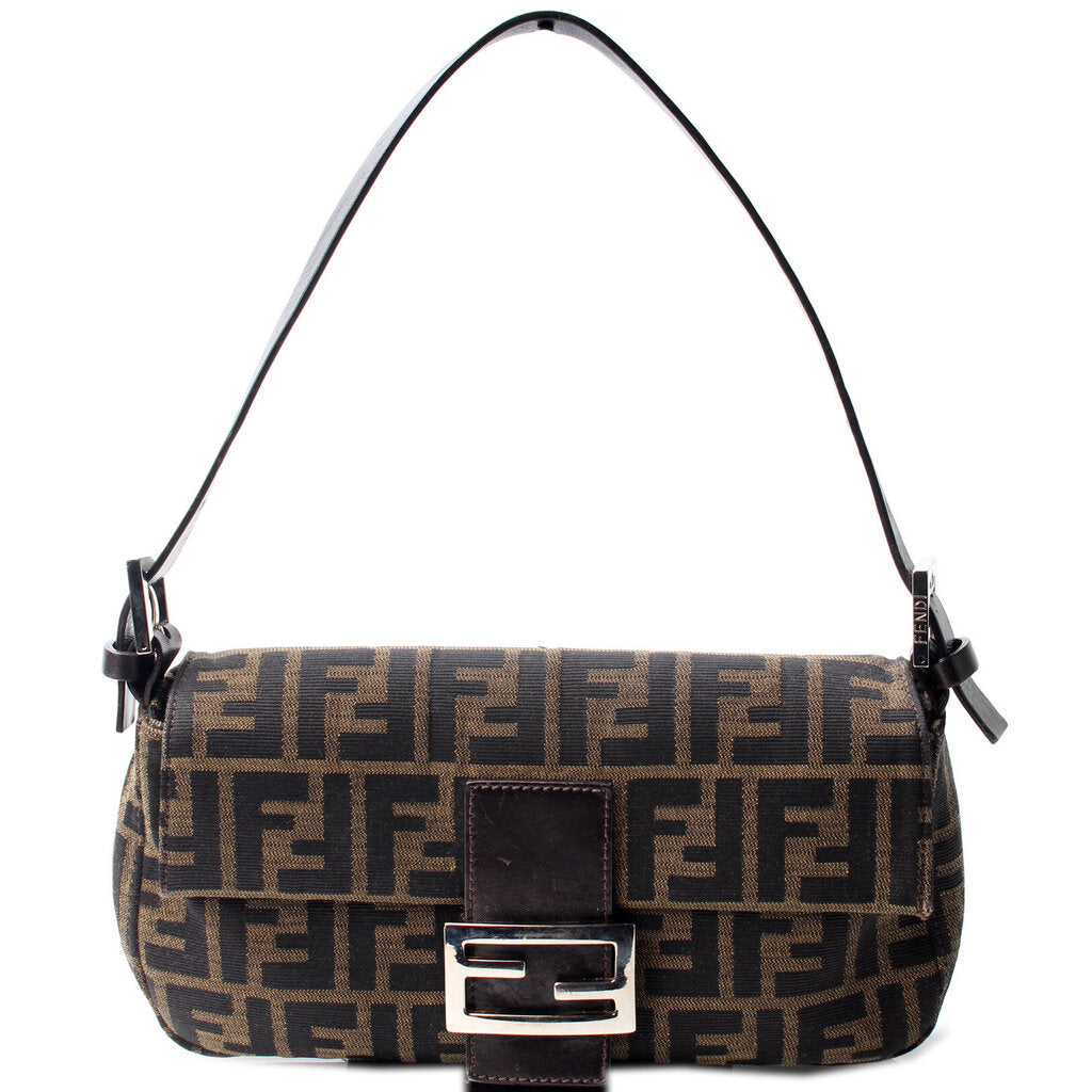 Fendi Baguette Zucca Bag Mini Shoulder Bag